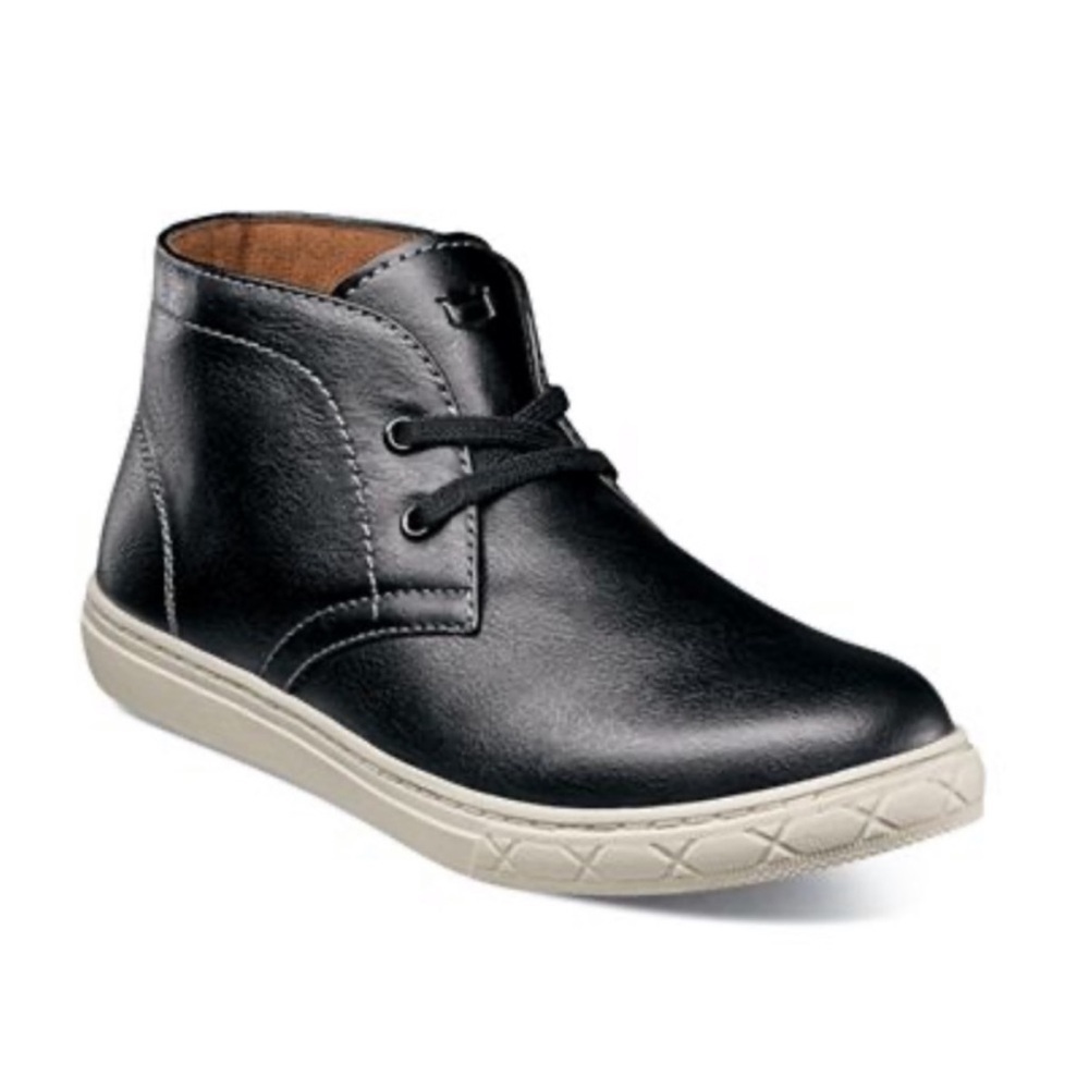 Florsheim Curb Chukka Jr Boys‎ Leather Boots 1M
